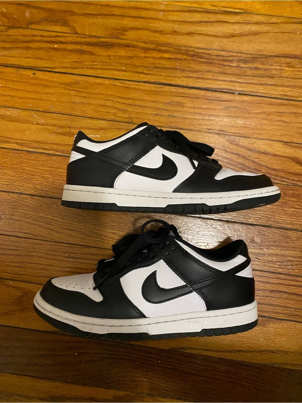 Nike Black and White Low-Top Sneakers